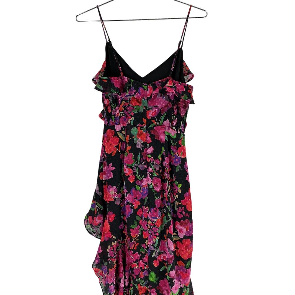 Line & Dot Asymmetrical Multicolor Mika Dress Size S - Picture 3 of 4